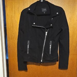 Liverpool Black Jacket with Silver Accents